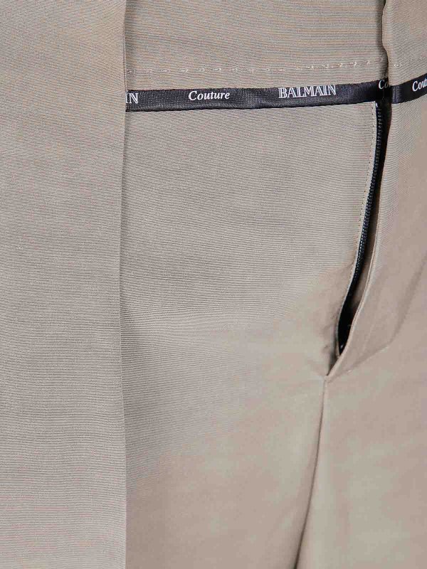 The Best Shops Balmain: テーラードトラウザー - テーラードパンツ - グレー