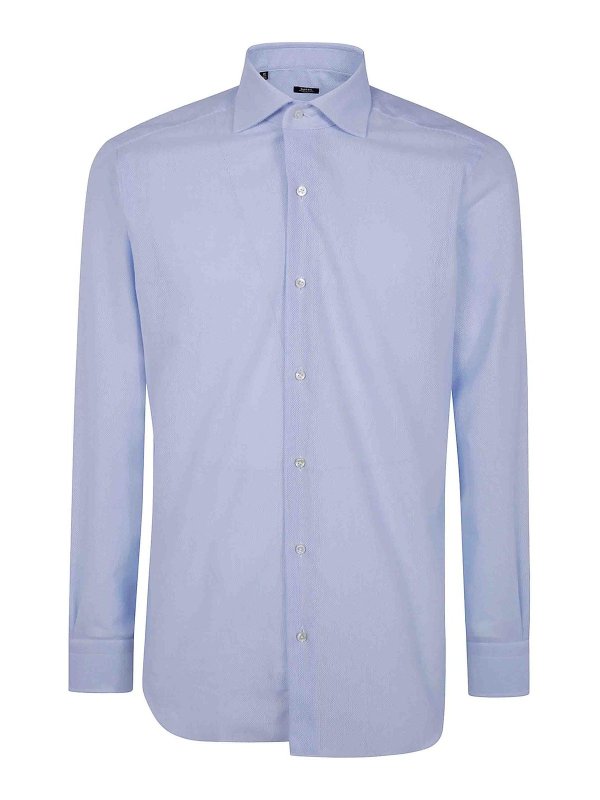 BARBA: シャツ - シャツ - ブルー