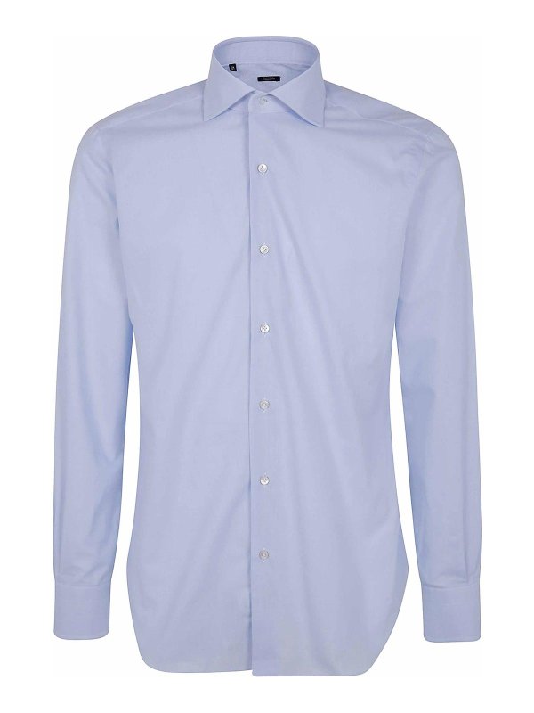 BARBA: シャツ - シャツ - ブルー