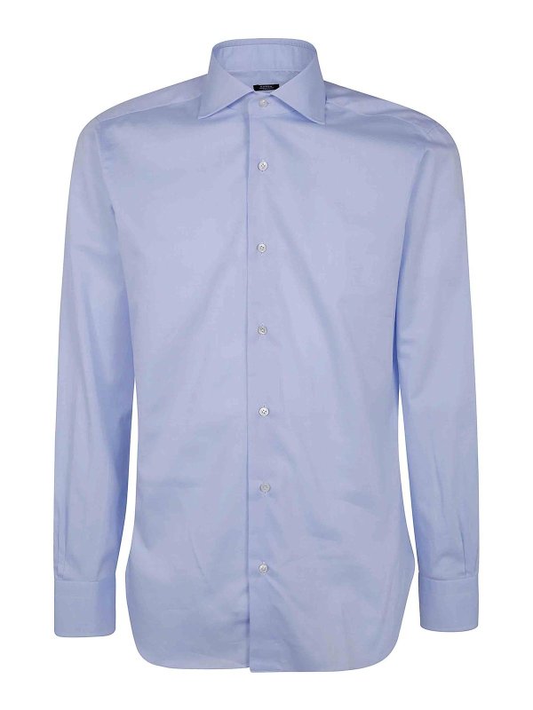BARBA: シャツ - シャツ - ブルー