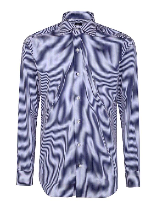 BARBA: シャツ - シャツ - ブルー