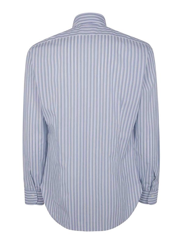 BARBA: shirts online - Classic Double Stripes Shirt