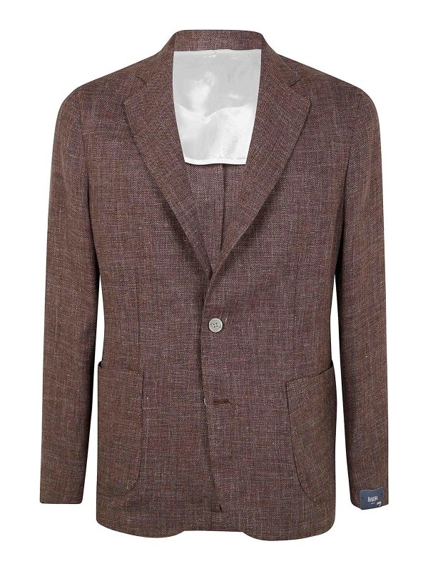 BARBA: casual jackets - Easy Single Breast Jacket