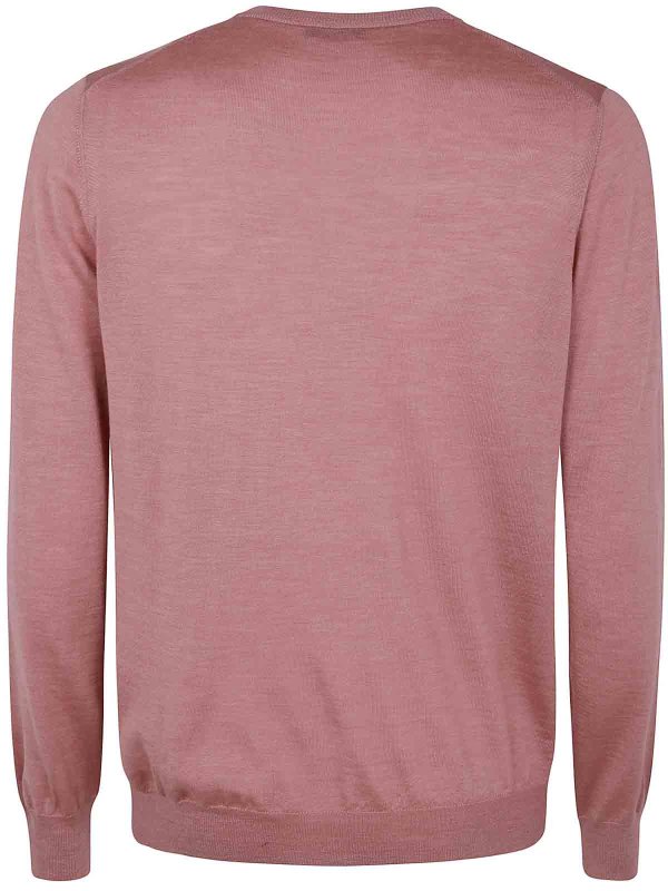BARBA: Pull col rond online - Pull Col Rond - Rose