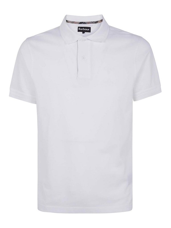 BARBOUR: Poloshirts - Poloshirt - Weiß