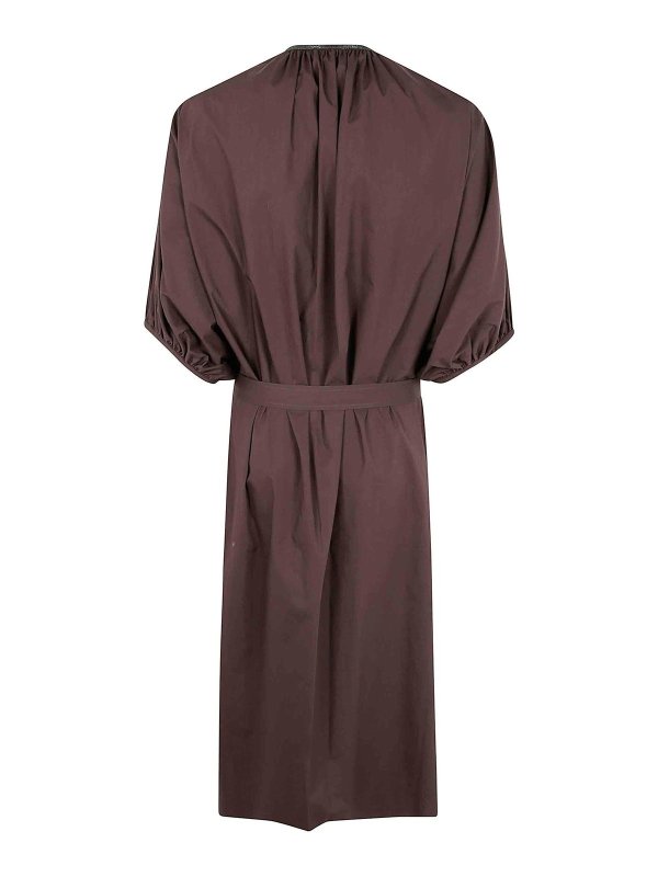 BRUNELLO CUCINELLI: Knielange Kleider online - Knielanges Kleid - Braun