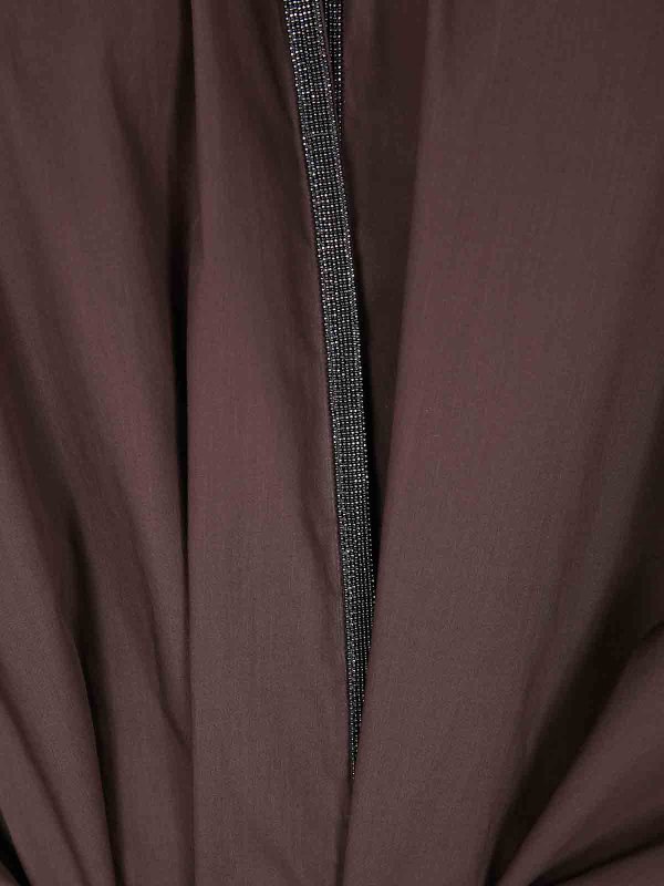 The Best Shops BRUNELLO CUCINELLI: Knielange Kleider - Knielanges Kleid - Braun