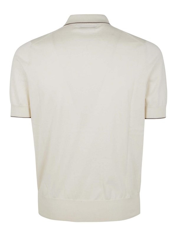 BRUNELLO CUCINELLI: Poloshirts online - Poloshirt - Weiß
