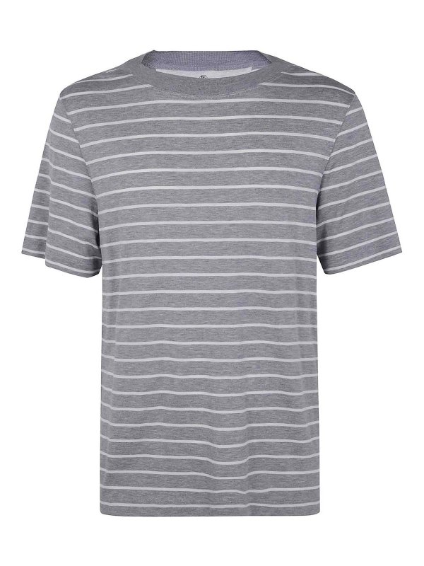 BRUNELLO CUCINELLI: Camisetas - Camiseta - Color Carne Y Neutral