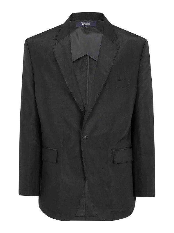 COMME DES GARÇONS HOMMES PLUS: Casualjacken - Casualjacke - Schwarz