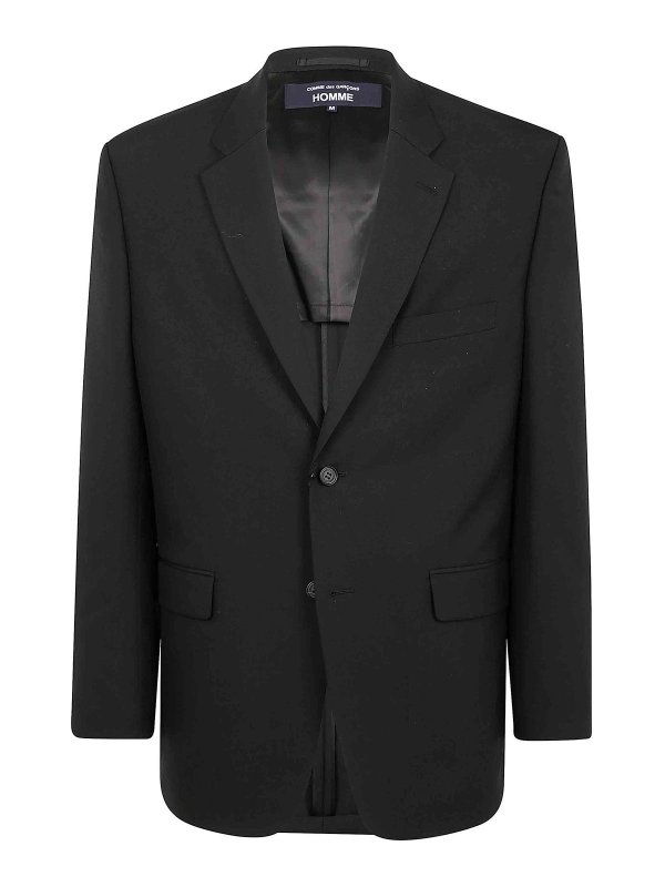 COMME DES GARÇONS HOMMES PLUS: カジュアルジャケット - カジュアルジャケット - 黒