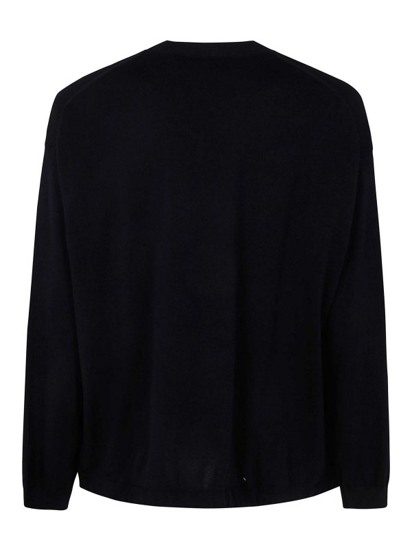 COMME DES GARÇONS HOMMES PLUS: Pull col rond online - Pull Col Rond - Noir