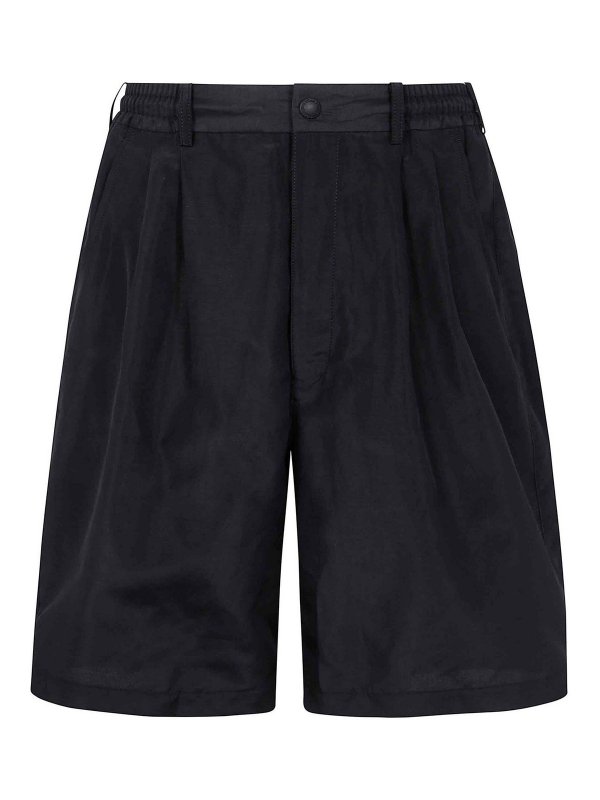 COMME DES GARÇONS HOMMES PLUS: カジュアルトラウザー - カジュアルパンツ - 黒