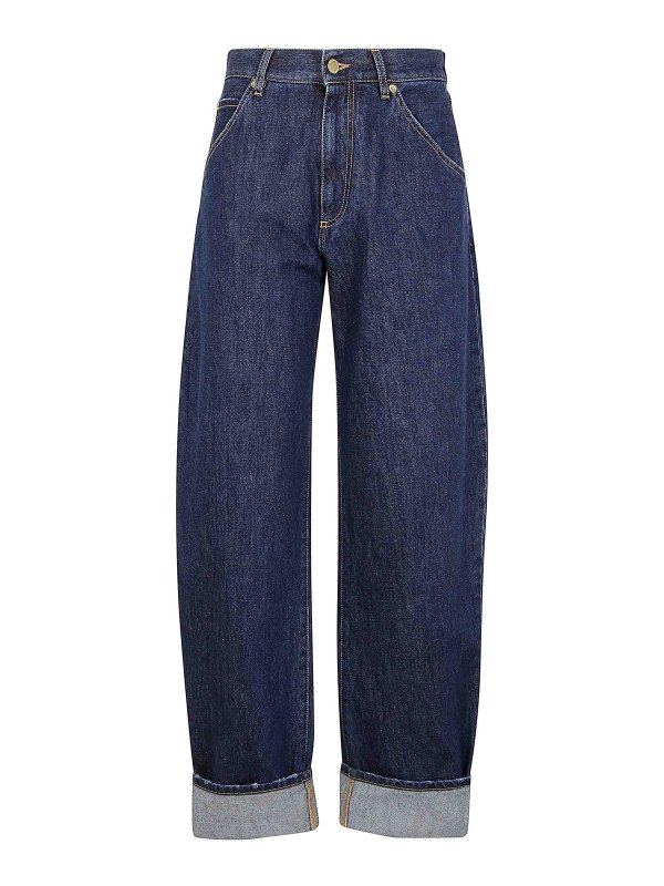 DARKPARK: straight leg jeans - Khris Barrel Leg Denim