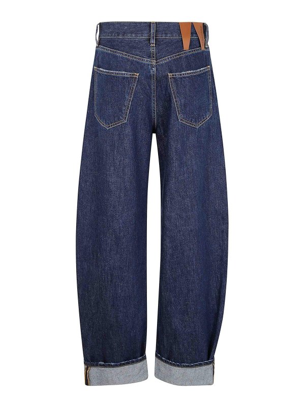 DARKPARK: straight leg jeans online - Khris Barrel Leg Denim