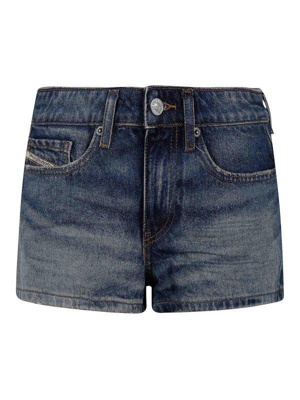 DIESEL: トラウザーショーツ - ショートパンツ - ブルー