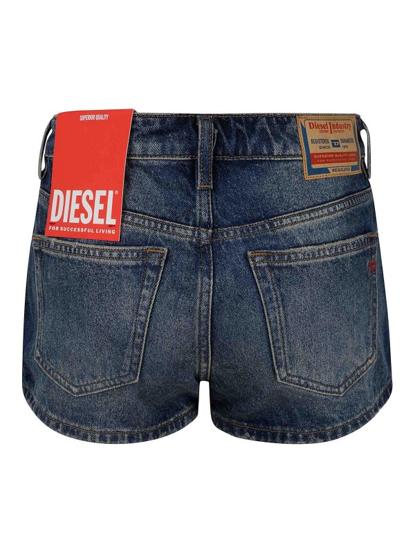DIESEL: トラウザーショーツ online - ショートパンツ - ブルー