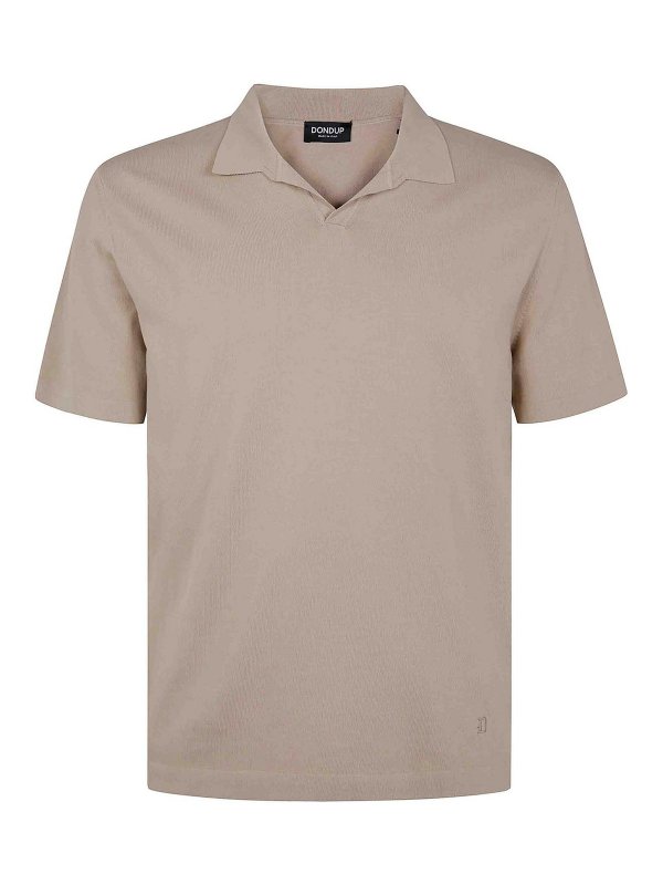 DONDUP: Polos - Polo - Color Carne Y Neutral