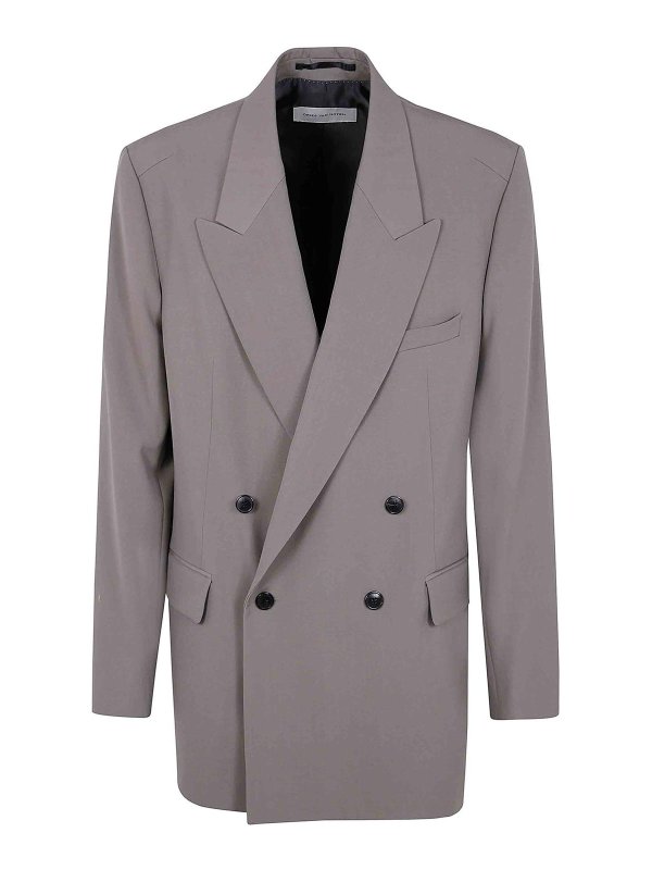 DRIES VAN NOTEN: casual jackets - Double Breast Bishop Jacket