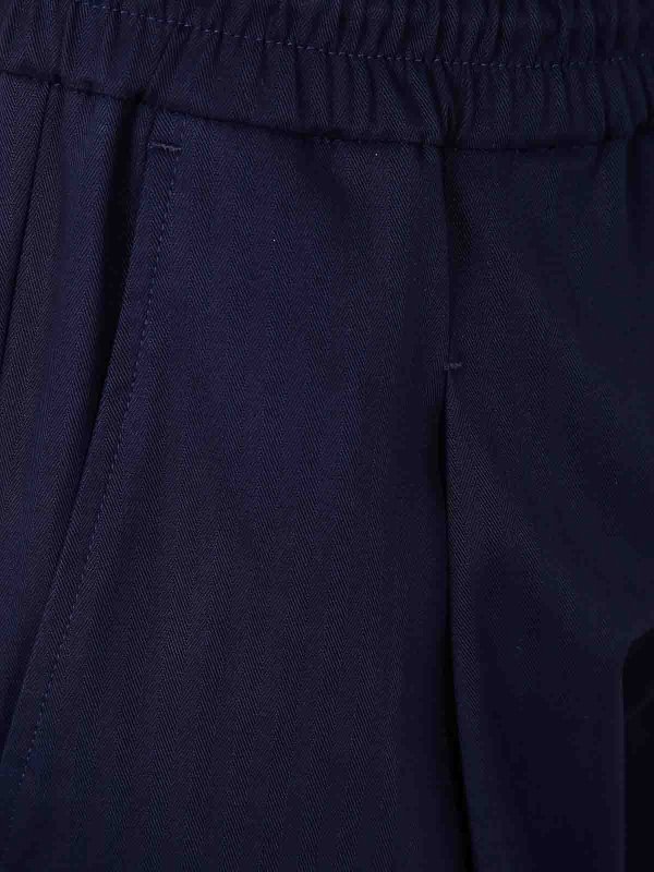 The Best Shops DRÔLE DE MONSIEUR: casual trousers - Le Pantalon Cropped Cargo