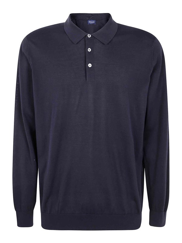 DRUMOHR: ポロシャツ - ポロシャツ - ブルー