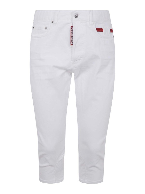 DSQUARED2: straight leg jeans - Baby Carpenter Jean