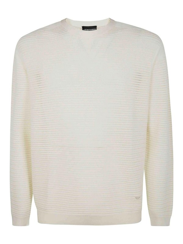 EMPORIO ARMANI: maglia collo rotondo - Pullover