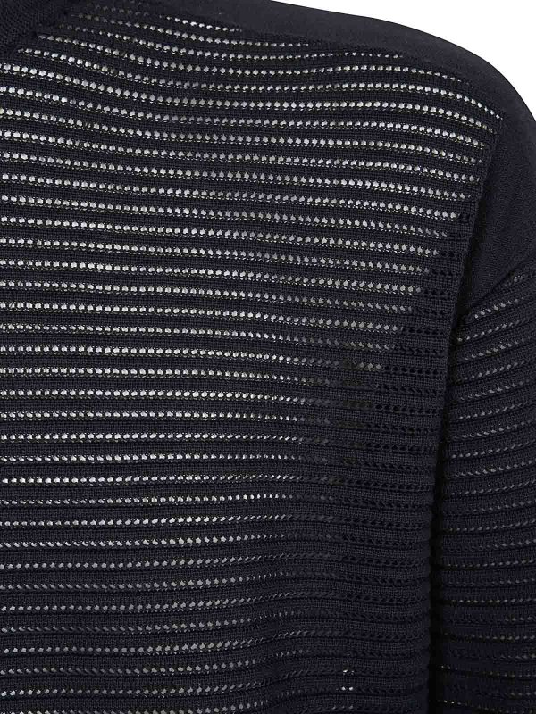 The Best Shops EMPORIO ARMANI: Suéteres con cuello pico - Suéter Cuello Redondo - Azul