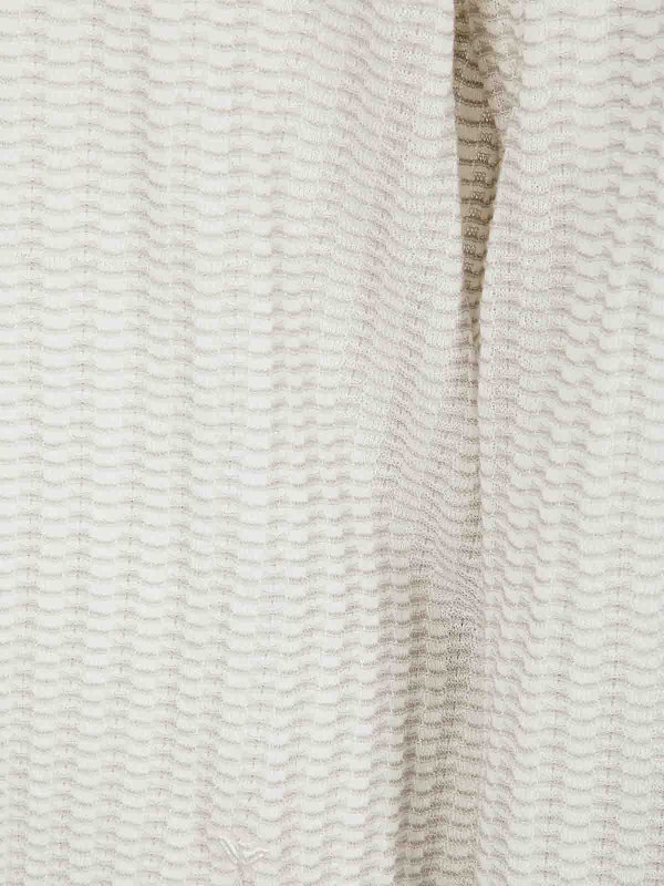 The Best Shops EMPORIO ARMANI: Strickpullover mit Rundhalsausschnitt - Rundhalspullover - Weiß