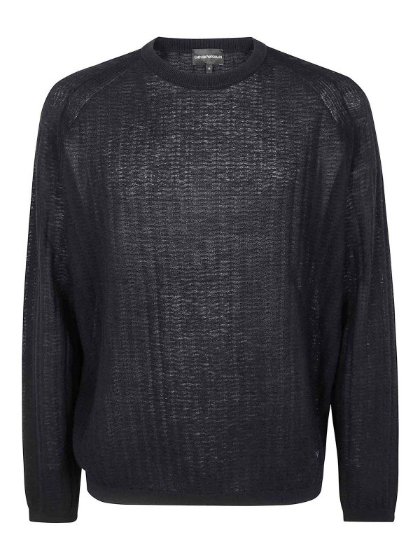 EMPORIO ARMANI: maglia collo rotondo - Pullover