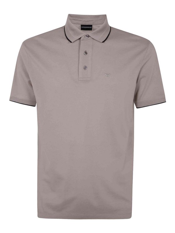EMPORIO ARMANI: ポロシャツ - ポロシャツ - グレー