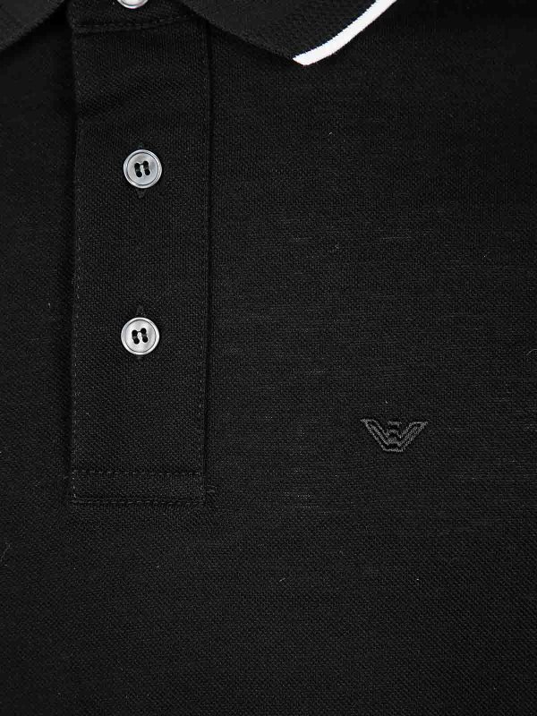 The Best Shops EMPORIO ARMANI: ポロシャツ - ポロシャツ - 黒