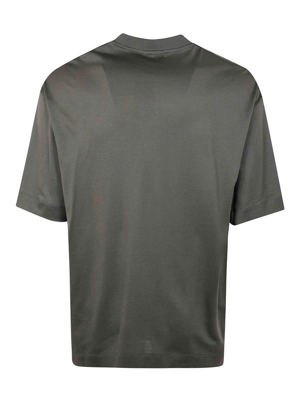 EMPORIO ARMANI: T-shirts online - T-Shirt - Vert