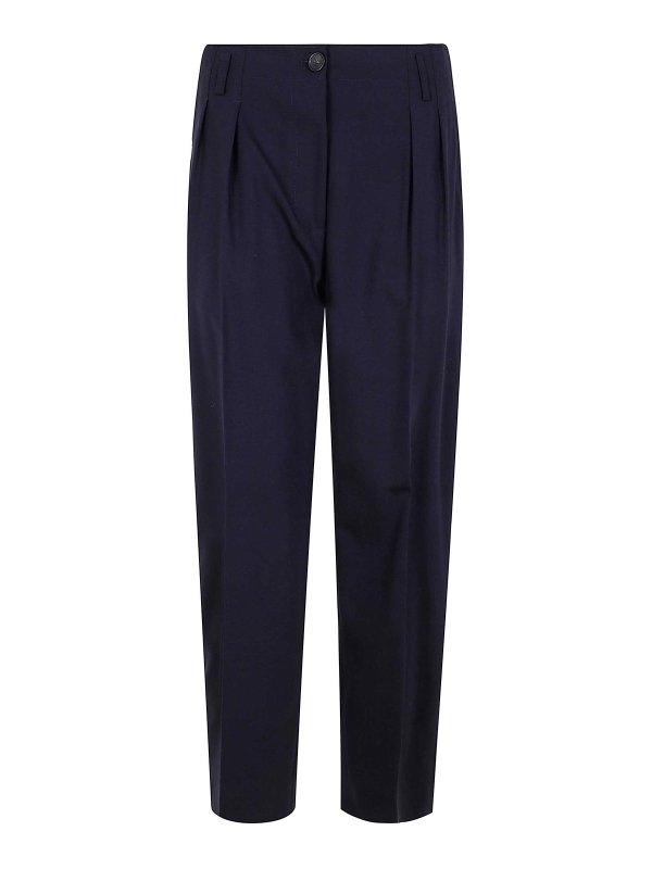 ボトムスその他 ERIKA CAVALLINI Women Pants P5SH06K650 Blue Erika Cavallini カジュアルパンツ - ブルー | P5SH06K650
