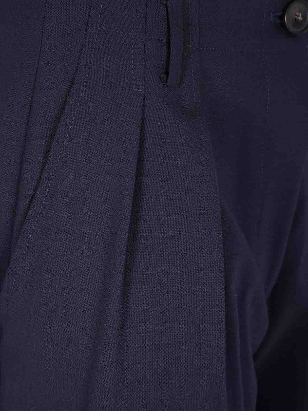 ボトムスその他 ERIKA CAVALLINI Women Pants P5SH06K650 Blue Erika Cavallini カジュアルパンツ - ブルー | P5SH06K650