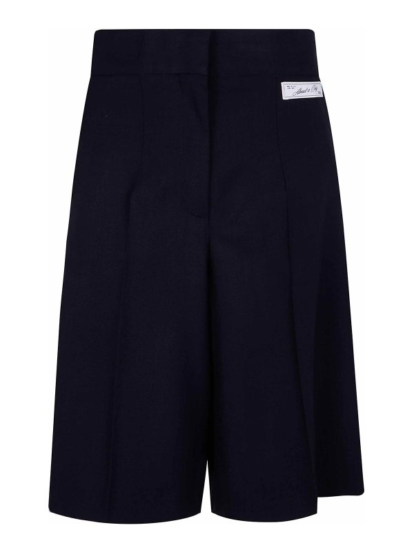 Erika Cavallini: Shorts - Shorts - Azul