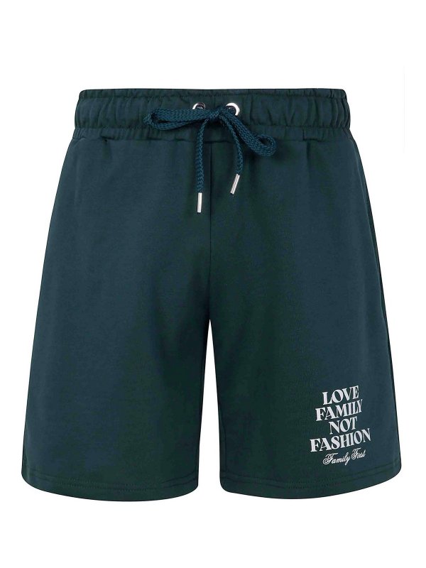 FAMILY FIRST: Hosen Shorts - Shorts - Grün
