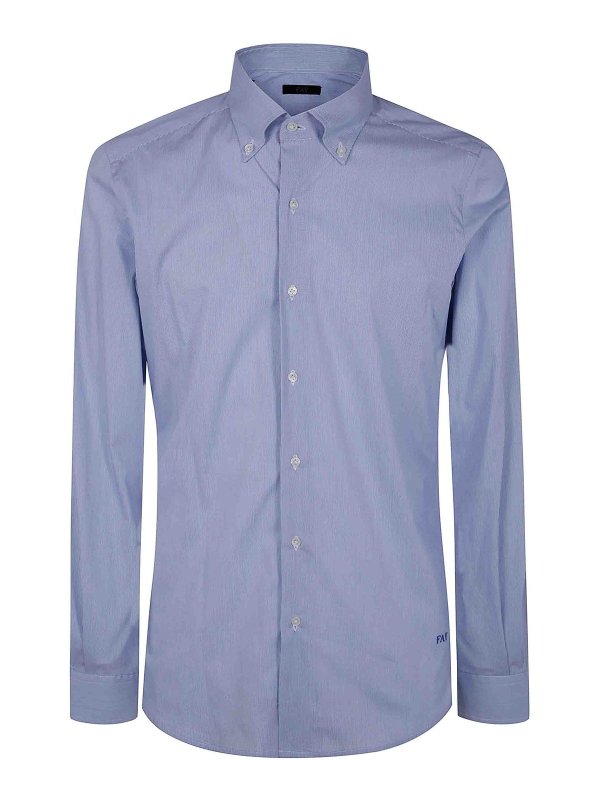 FAY: Camisas - Camisa - Azul