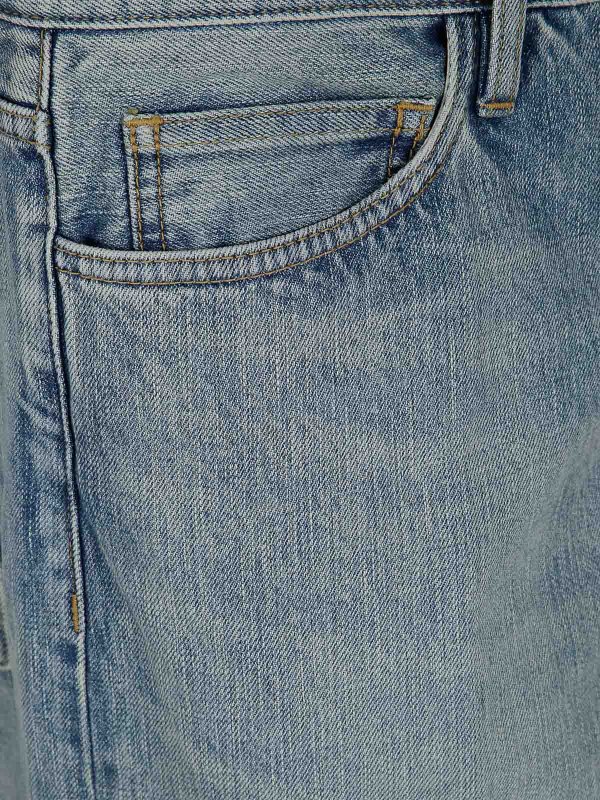 The Best Shops FEAR OF GOD: Jeans à jambe droite - Jean Droit - Bleu