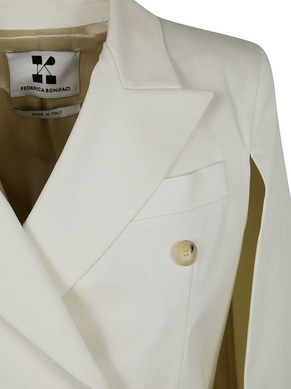 The Best Shops FEDERICA BONIFACI: カジュアルジャケット - カジュアルジャケット - 白