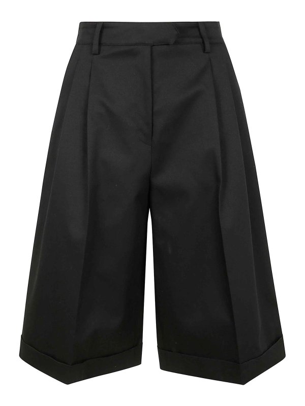 FEDERICA BONIFACI: カジュアルトラウザー - カジュアルパンツ - 黒
