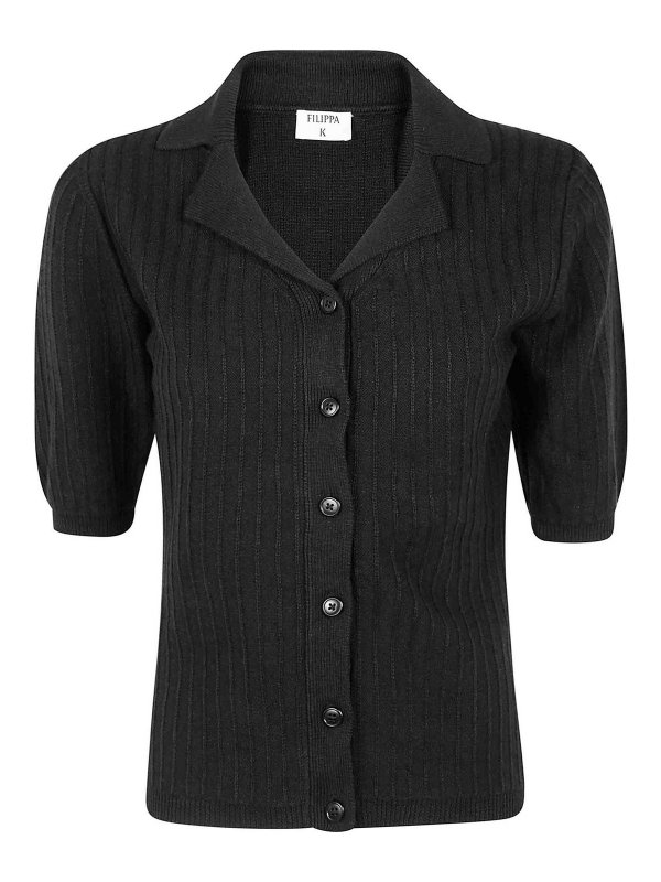 FILIPPA K: Cardigans - Cardigan - Noir