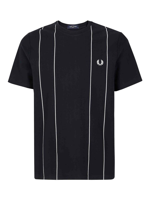 FRED PERRY: T-shirts - T-Shirt - Blau