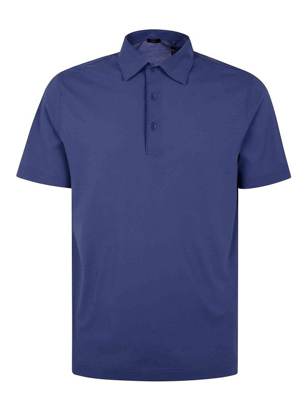 HERNO: Poloshirts - Poloshirt - Grau