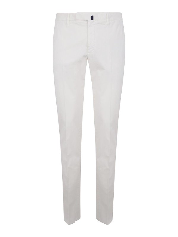 INCOTEX: Casual Hosen - Casual Hose - Weiß