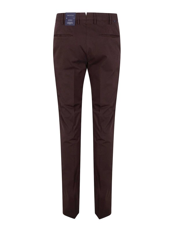 INCOTEX: Pantalons casual online - Pantalons Décontractés - Marron