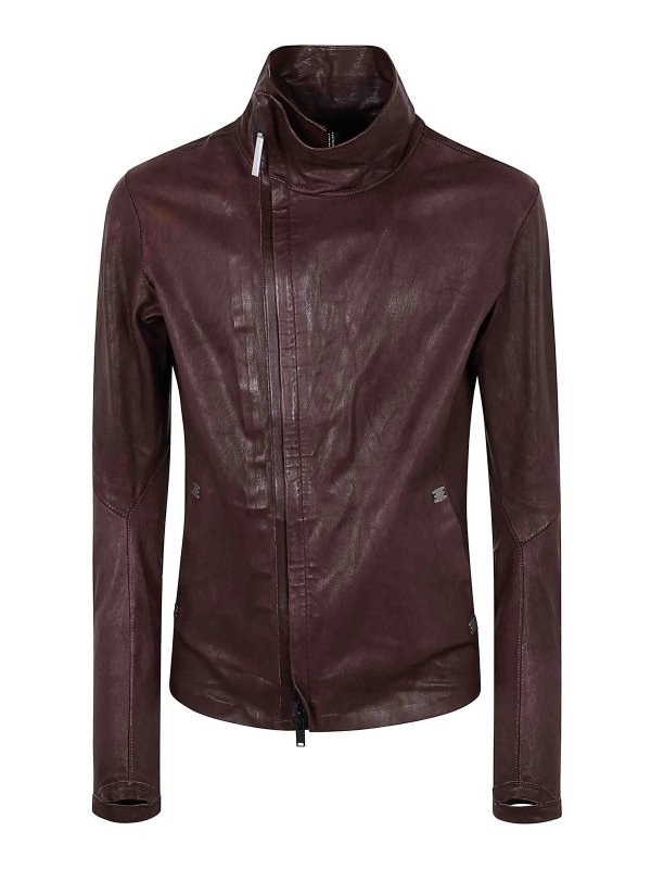 ISAAC SELLAM: leather jacket - Leather Jacket