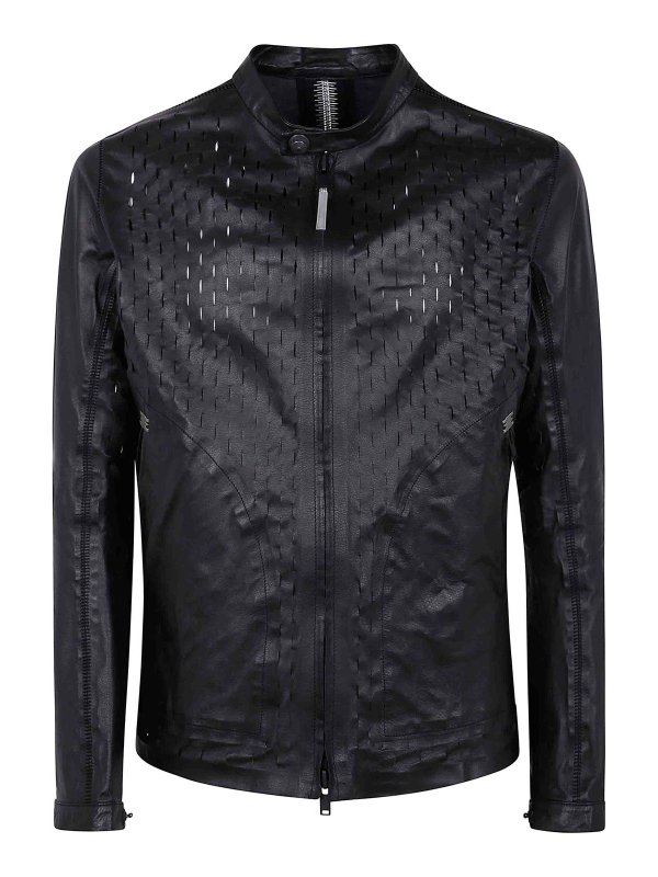 ISAAC SELLAM: leather jacket - Leather Jacket