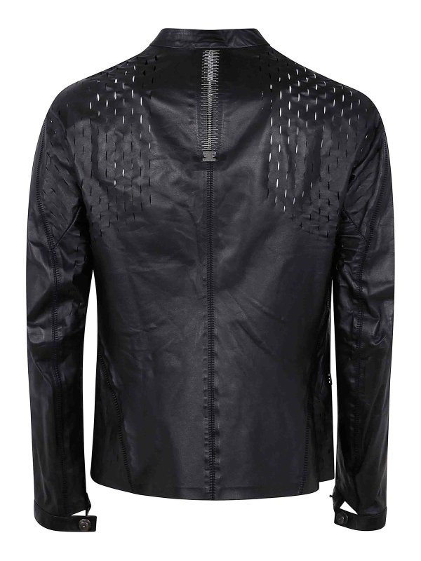 ISAAC SELLAM: leather jacket online - Leather Jacket