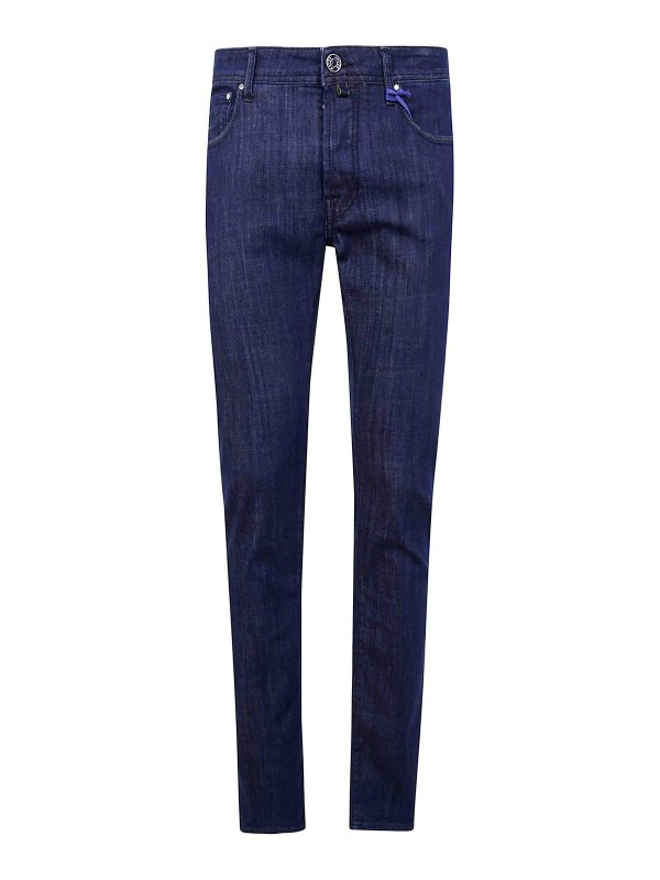 JACOB COHEN: straight leg jeans - Denim jeans